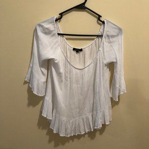 Ruffle Sleeve 3/4 Sleeve blouse